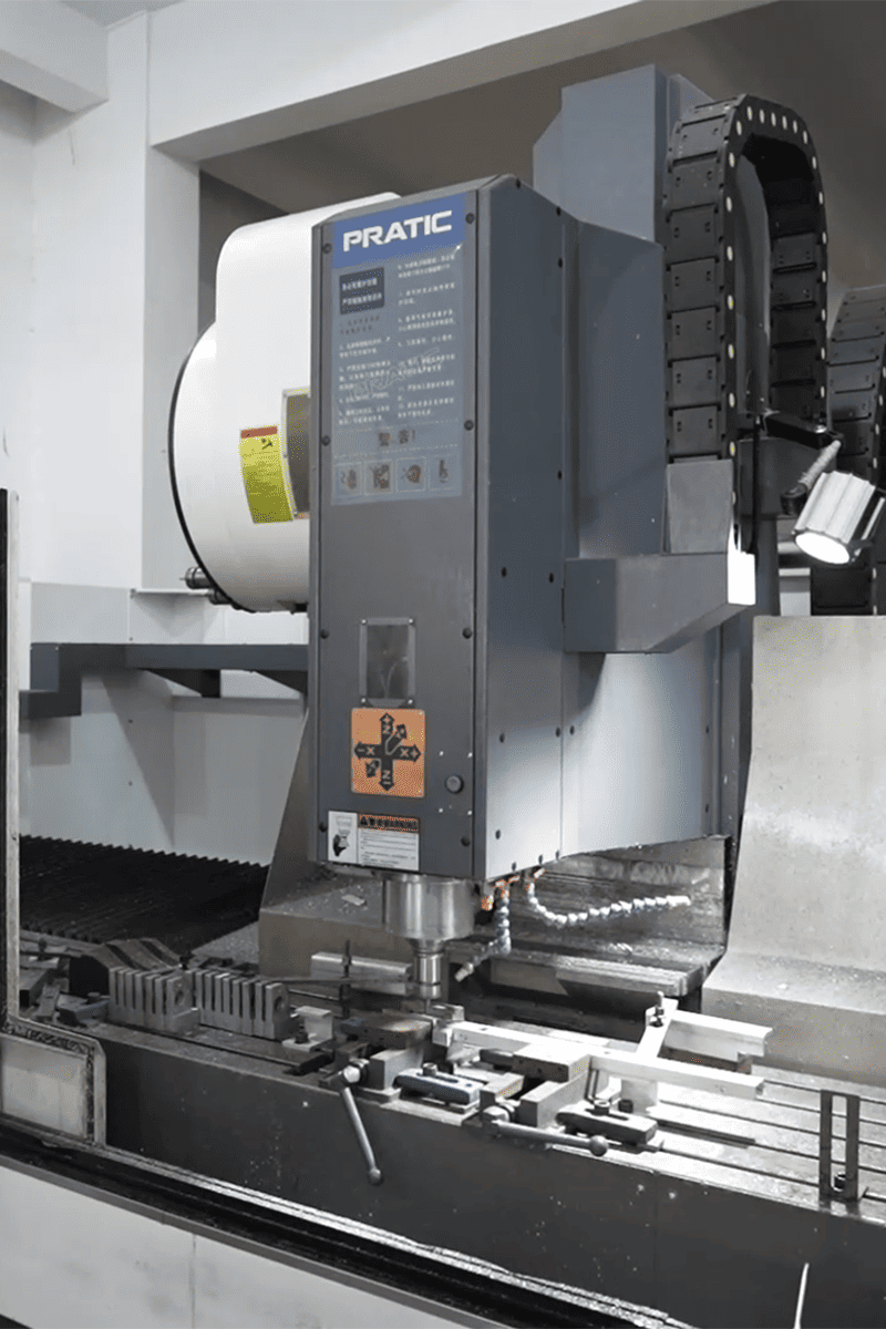CNC machining equipment in the Yuxuan manufacturing facility